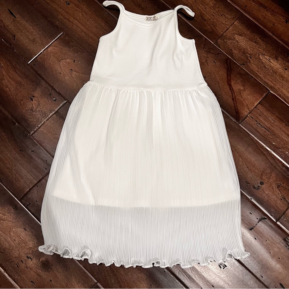 Elegant White Kids Dress